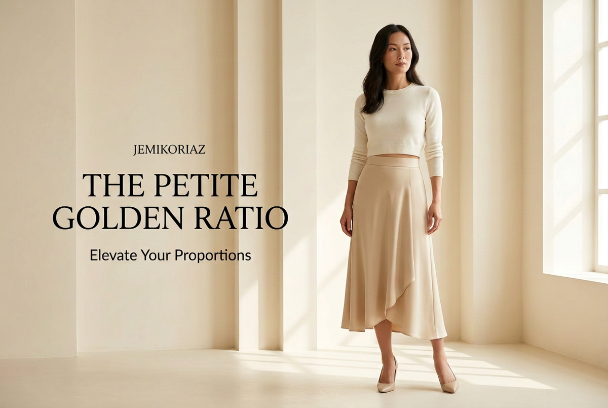 The Petite Golden Ratio: JAMIKORIAZ’s Premium Styling Guide for Petite Women