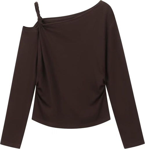 Asymmetric Knot Top