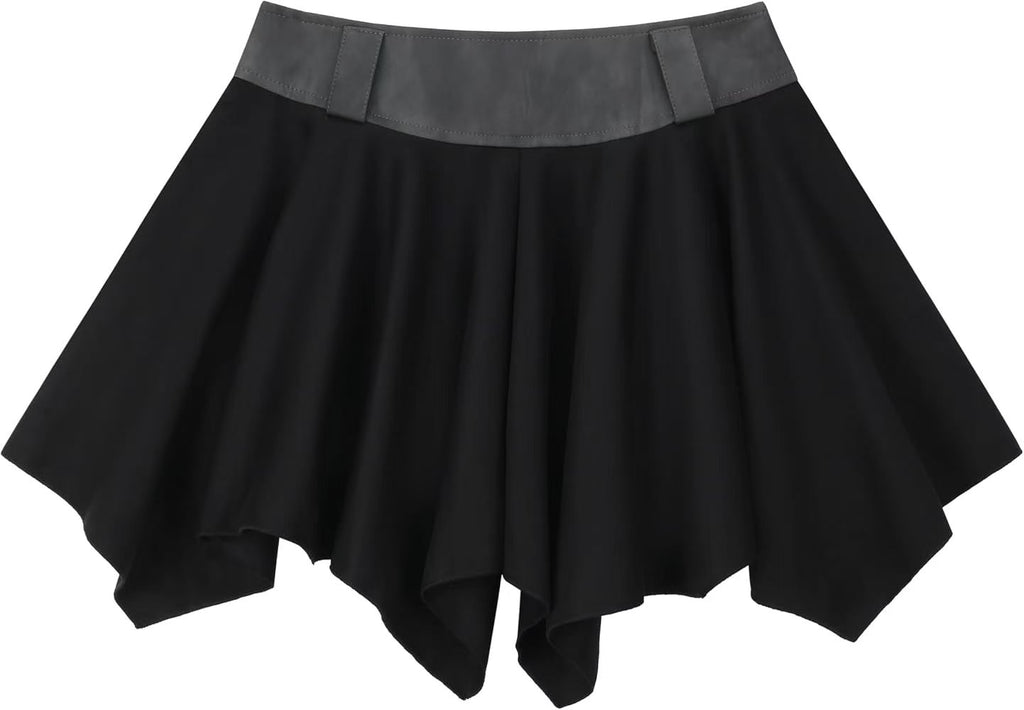 Faux Suede Mini Skirt