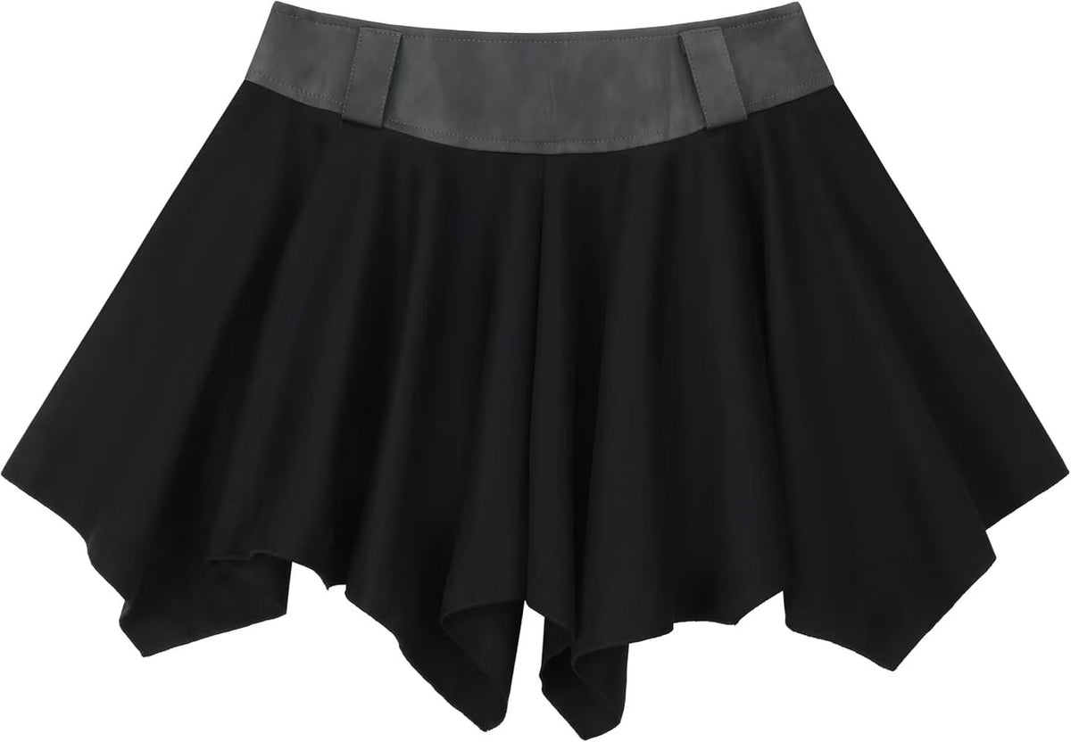 Faux Suede Mini Skirt