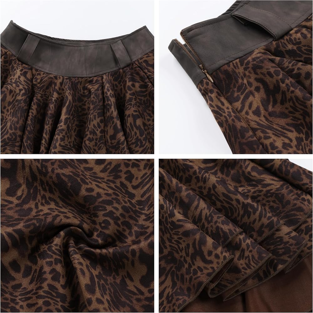 Faux Suede Mini Skirt