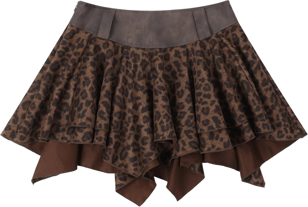 Faux Suede Mini Skirt
