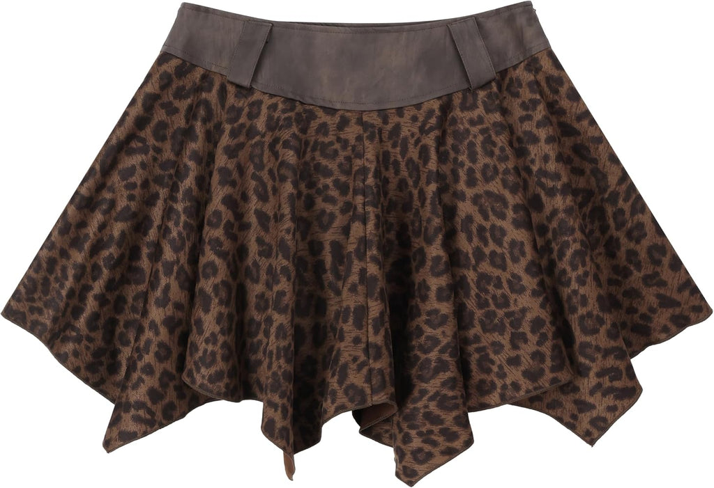 Faux Suede Mini Skirt
