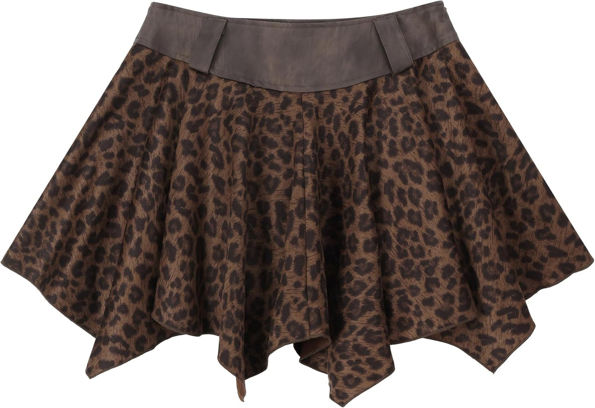 Faux Suede Mini Skirt
