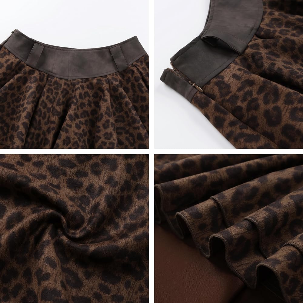 Faux Suede Mini Skirt