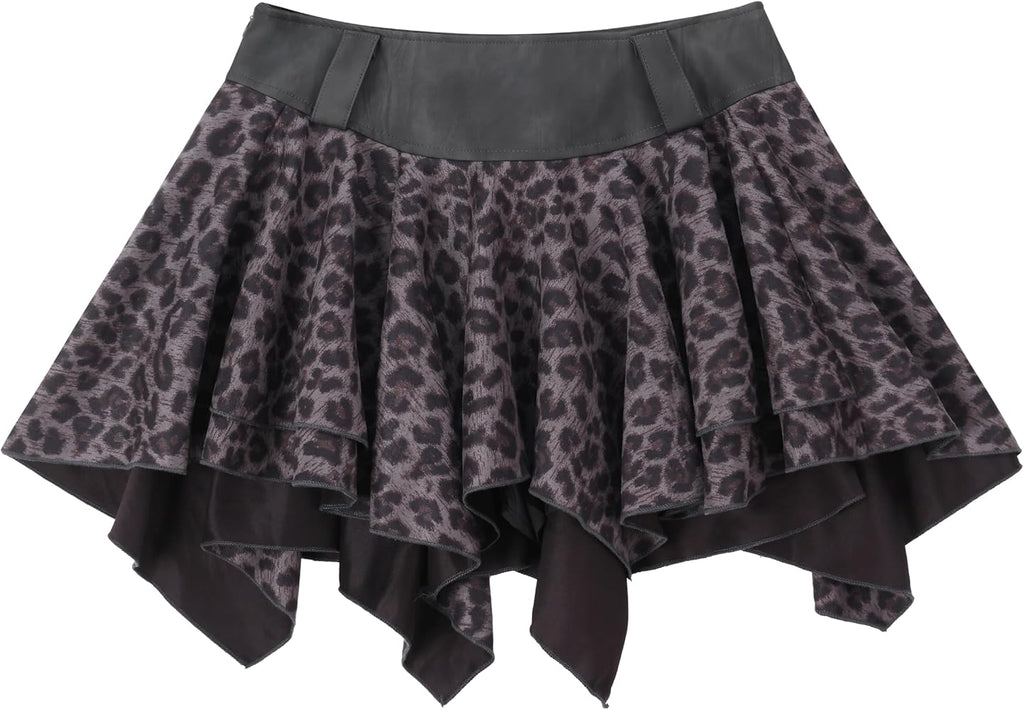 Faux Suede Mini Skirt
