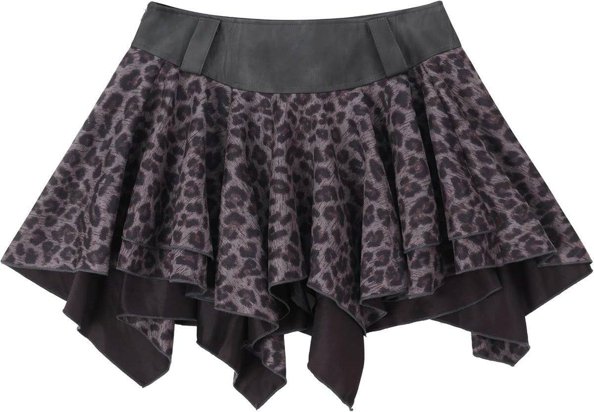 Faux Suede Mini Skirt