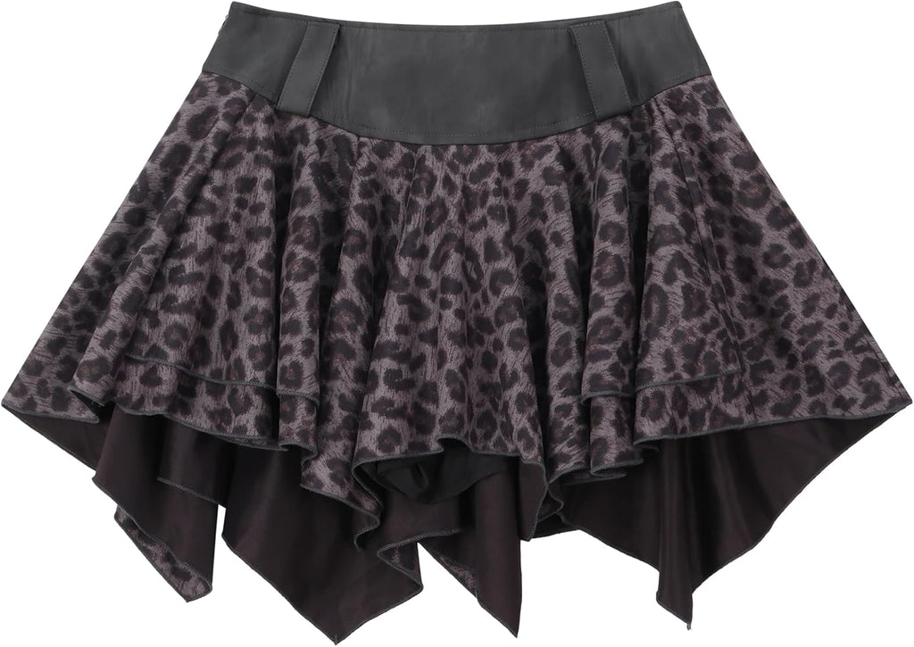 Faux Suede Mini Skirt