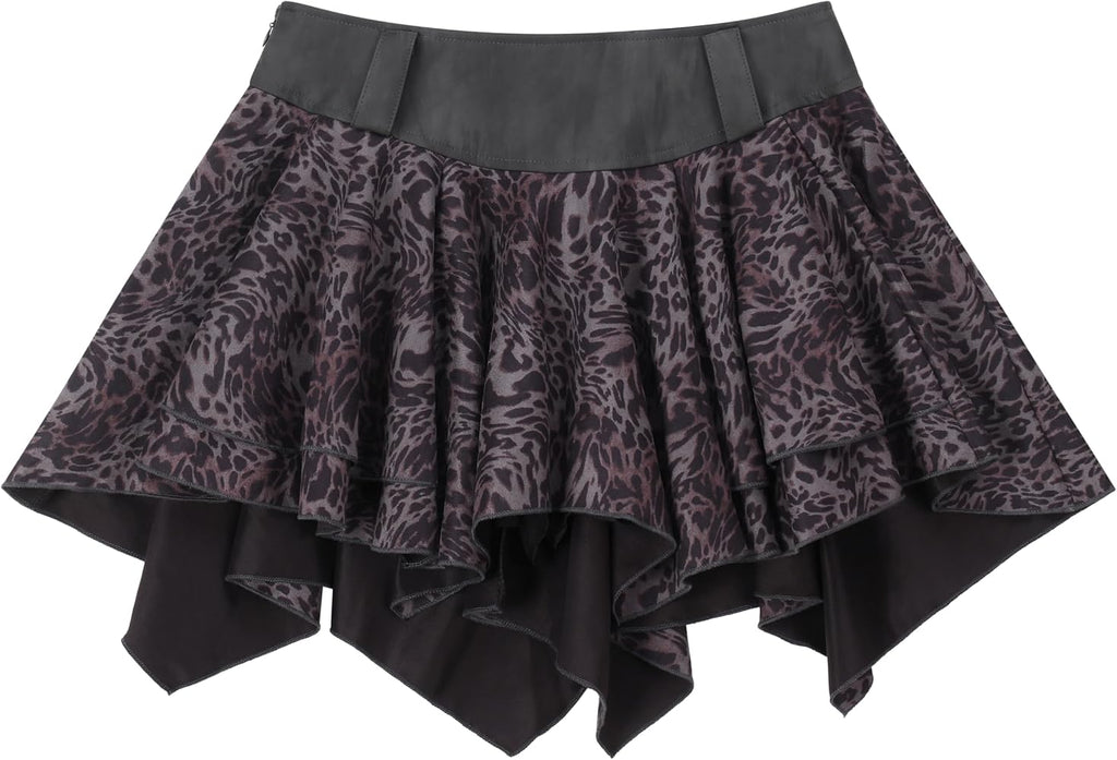 Faux Suede Mini Skirt