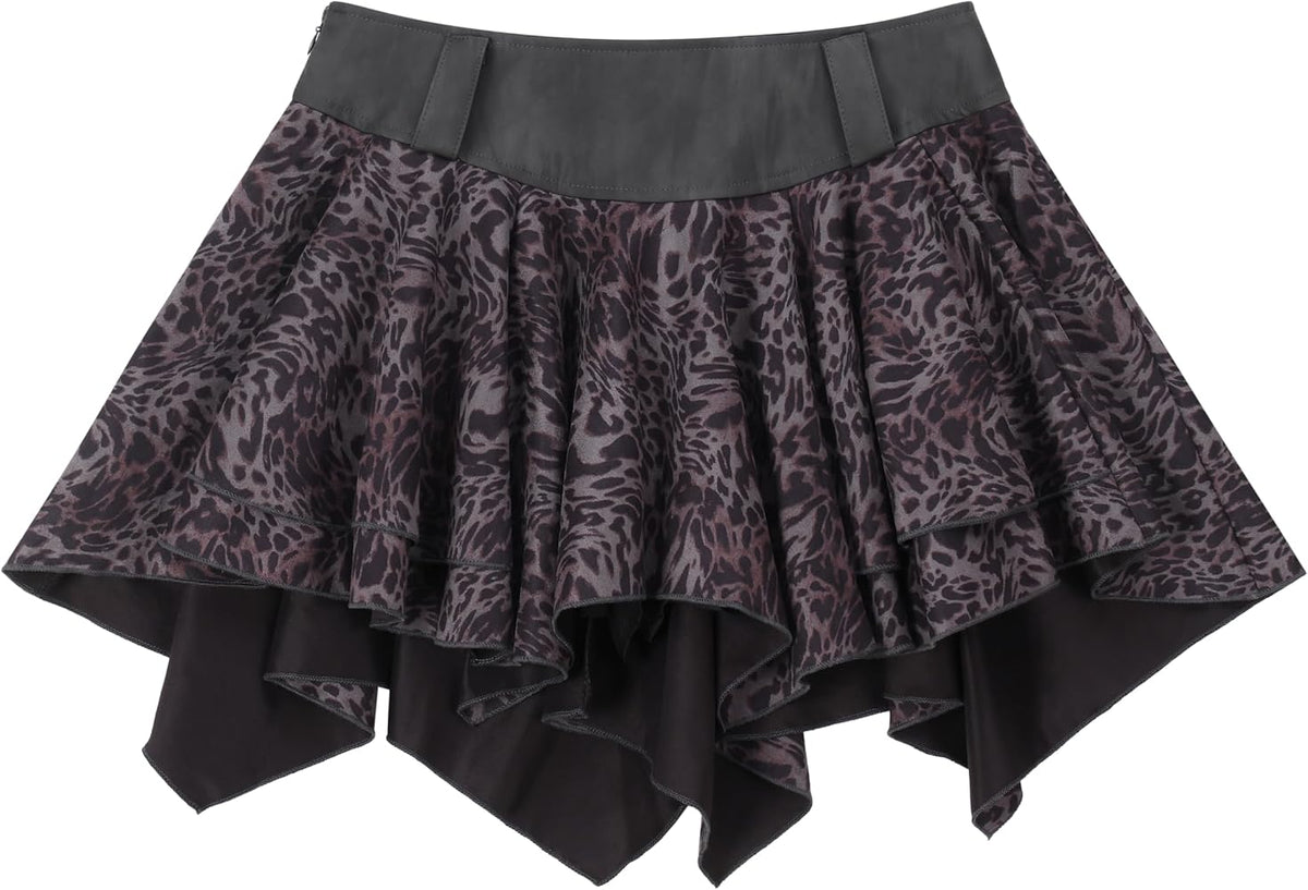 Faux Suede Mini Skirt