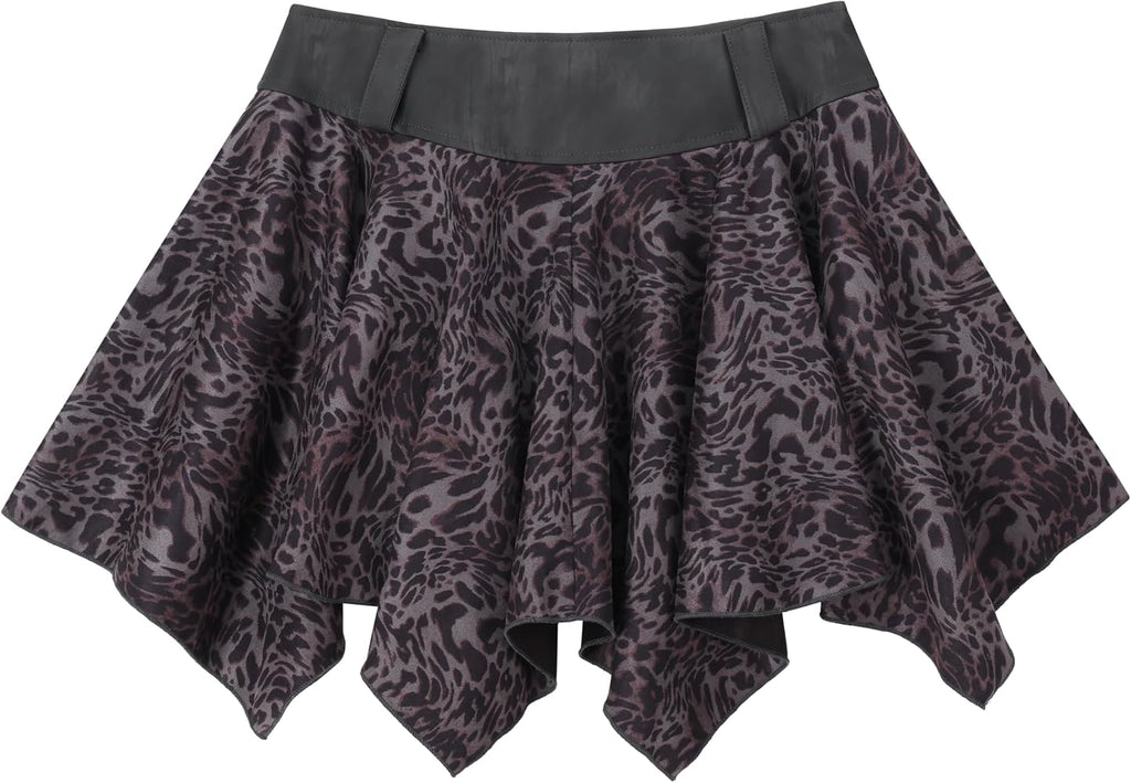 Faux Suede Mini Skirt