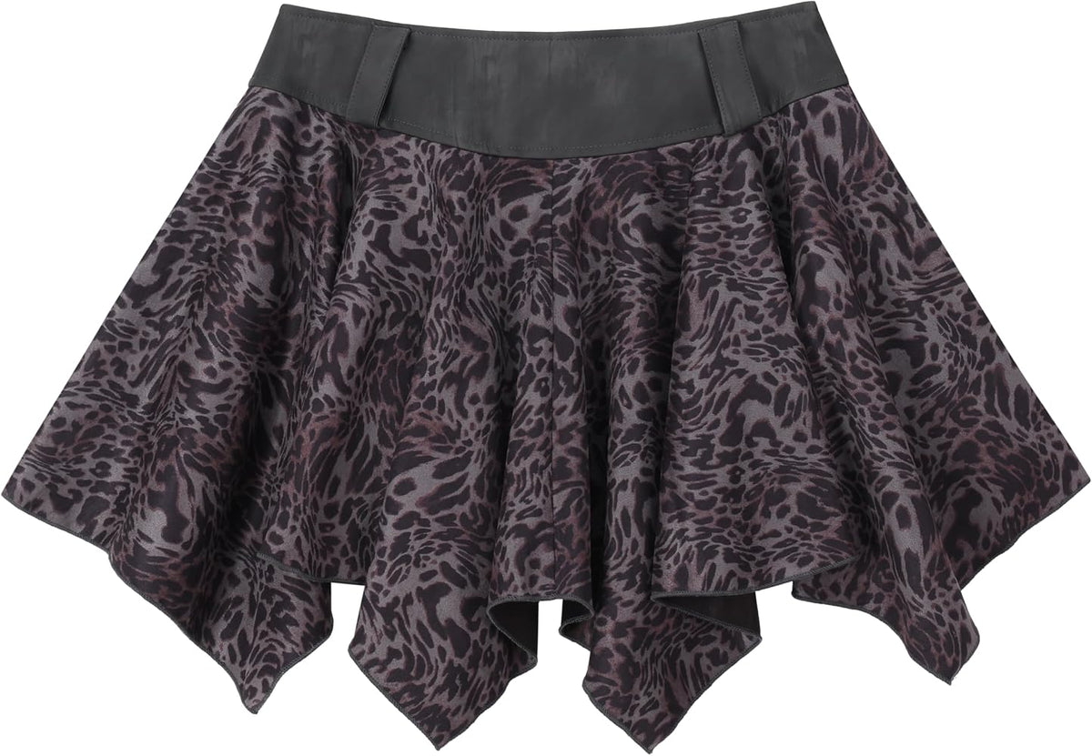 Faux Suede Mini Skirt
