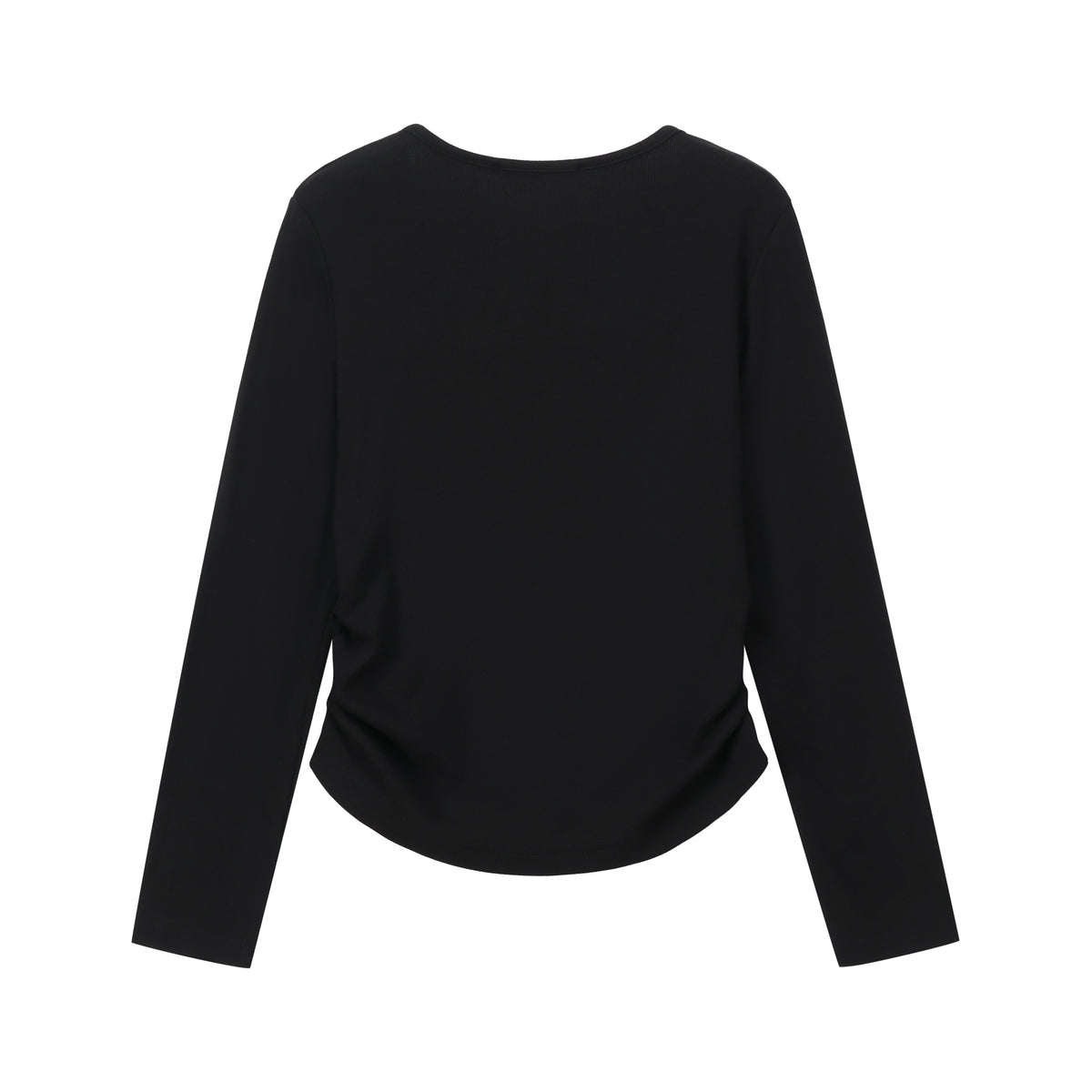 Ribbed Henley T-Shirt