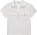 V Neck Work Tops