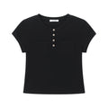 Casual Henley Tops